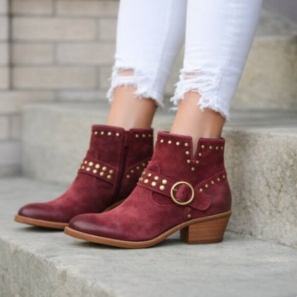SOFFT Shoes - SOFFT Allene Western Comfort Booties in brick 4S2269 NEW in box